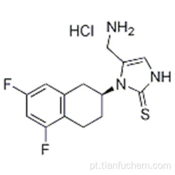 2H-Imidazole-2-tiona, cloridrato de 5- (aminometil) -1 - [(2S) -5,7- difluoro-1,2,3,4-tetra-hidro-2-naftalenil] -1,3-di-hidro- (1: 1) CAS 170151-24-3